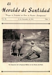 Portada: Un Colportor de la Agencia Biblica en los Andes del Perú.