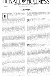 Title Page of Herald of Holiness - October 16, 1912