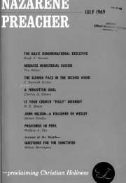 Title Page of the Nazarene Preacher