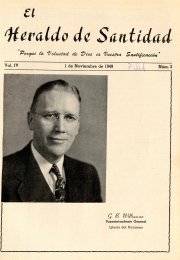 Portada: Doctor G. B. Williamson, Superintendente General de la Iglesia del Nazareno