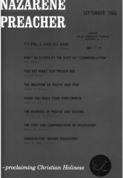 Title Page of Nazarene Preacher