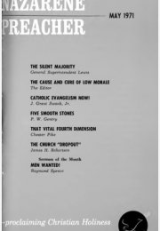 Title Page of Nazarene Preacher