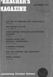 Title Page of Nazarene Preacher