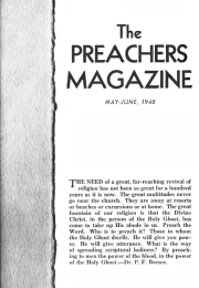 Title Page of Preacher's Magazine