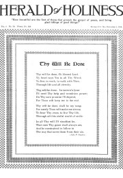 Title Page of Herald of Holiness - November 1, 1916