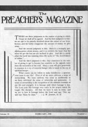 Title Page of Preacher's Magazine