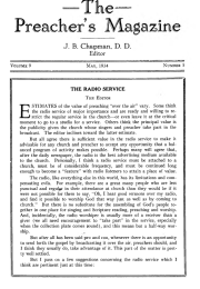 Cover of Preacher's Magazine