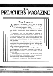 Title Page of Preacher's Magazine