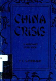 Cover of Book - China Crisis