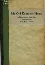 Image of book cover for My Old Kentucky Home