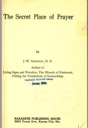 title page image The Secret Place of Prayer