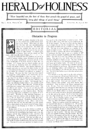 Title Page of Herald of Holiness - July 24, 1918
