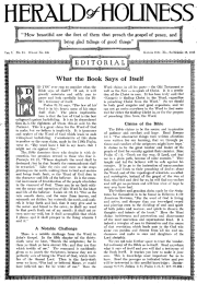 Title Page of Herald of Holiness – September 18, 1918