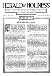 Title Page of Herald of Holiness - April 30, 1919
