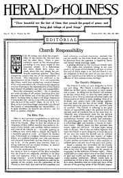 Title Page of Herald of Holiness - May 28, 1919