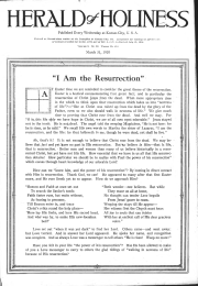 Title Page of Herald of Holiness - March 31, 1920