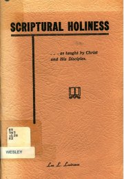 Cover Image of book Scriptural Holiness by Leo Lawrencce