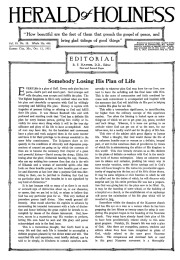 Front page of Herald of Holiness - October 12, 1921
