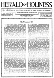 Front page of Herald of Holiness - August 8, 1923