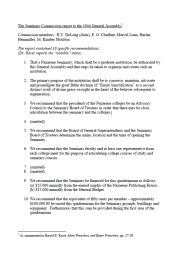 The Seminary Commission Report to the 1944 General Assembly