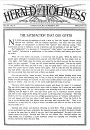Front page of Herald of Holiness - October 20, 1926
