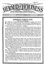 Front page of Herald of Holiness - December 28, 1927
