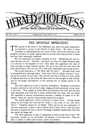 Front page of Herald of Holiness - July 25, 1928
