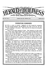 Front page of Herald of Holiness - August 8, 1928