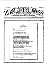 Front page of Herald of Holiness - January 9, 1929