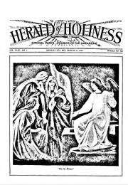 Front page of Herald of Holiness - March 27, 1929
