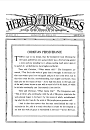 Front page of Herald of Holiness - April 24, 1929