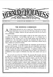 Front page of Herald of Holiness - December 25, 1929