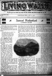 Living Water, October 13, 1910