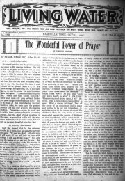 Living Water, October 17, 1907