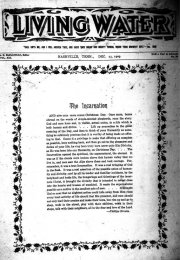 Living Water, December 23, 1909