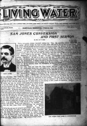 Living Water, April 25, 1907