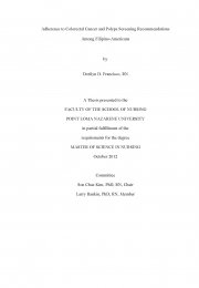 Adherence to Colorectal Cancer and Polyps Screening Recommendations Among Filipino-Americans