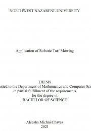 Application of Robotic Turf Mowing