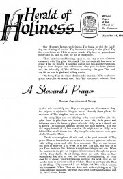 Herald of Holiness - December 24, 1958