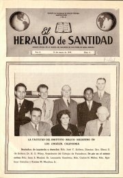 El Heraldo de Santidad, 15 de Enero 1948, Vol 2 N°8