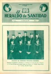 El Heraldo de Santidad, 1 de Octubre 1947, Vol 2 N°1