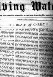 Living Water, April 10, 1913