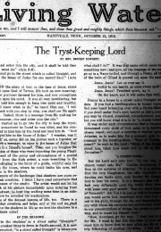 Living Water, Oct. 12, 1916