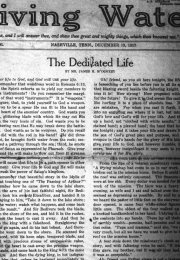 Living Water, Dec. 13, 1917