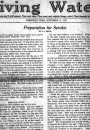 Living Water, Sept. 16, 1915