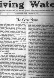 Living Water, Aug. 24, 1916