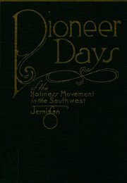 Pioneer Days of the Holiness Movement in the Southwest