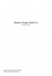 History Forgot About Us