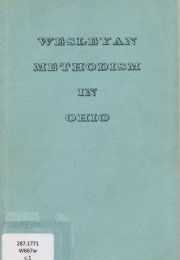 Wesleyan Methodism in Ohio