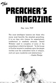 Title Page of Preacher's Magazine